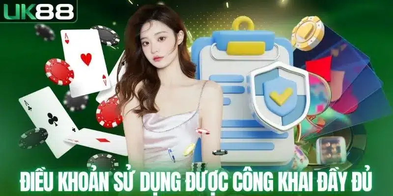 Điều khoản sử dụng được công khai đầy đủ